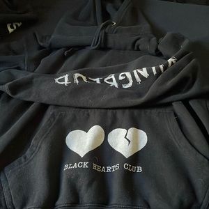 Yungblud BHC Black Hearts Club Hoodie